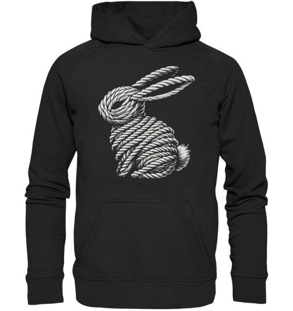 Rope Bunny - Basic Unisex Hoodie – Bild 2