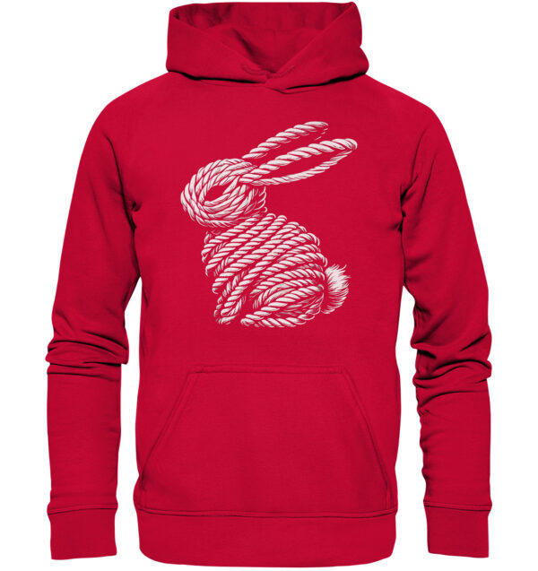 Rope Bunny - Basic Unisex Hoodie – Bild 4