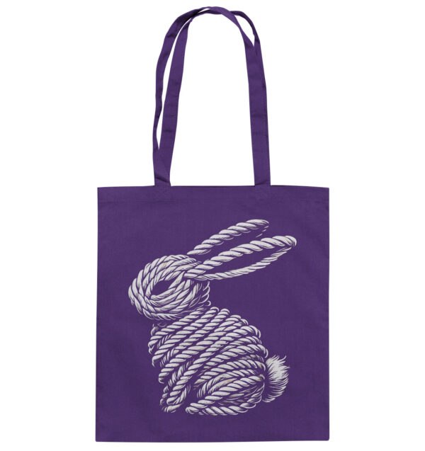 Rope Bunny Einkaufstasche - Baumwolltasche – Bild 9