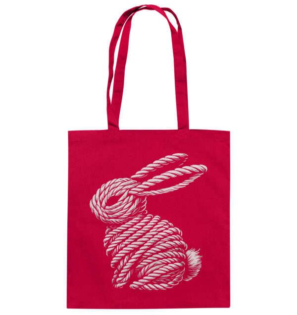 Rope Bunny Einkaufstasche - Baumwolltasche – Bild 5